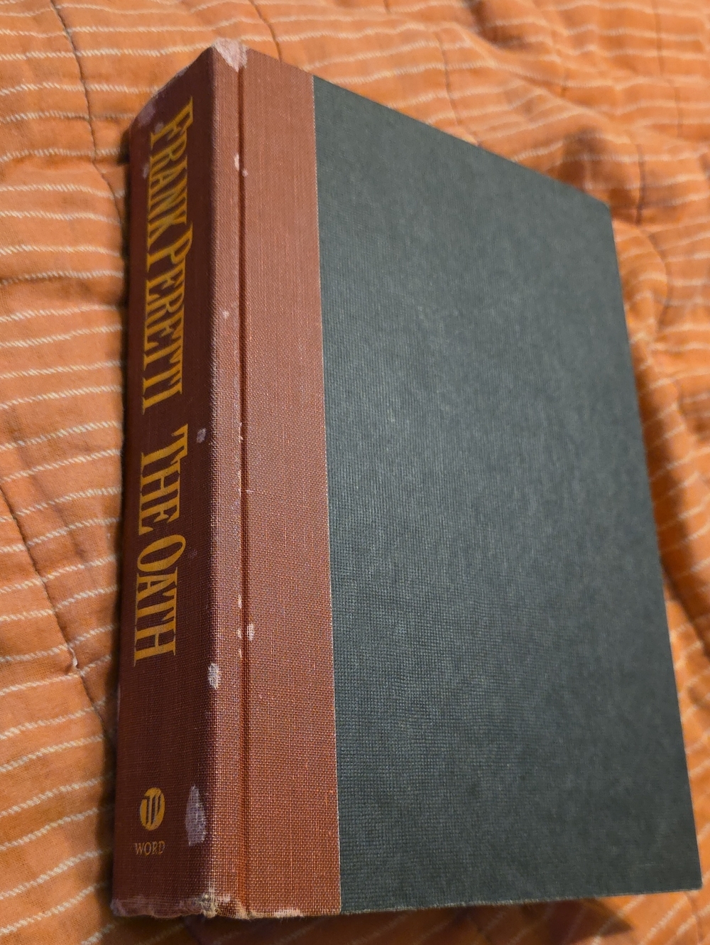 Frank PERETTI THE OATH  Black & Brown Classic Hardcover